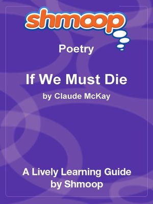 cover image of If We Must Die